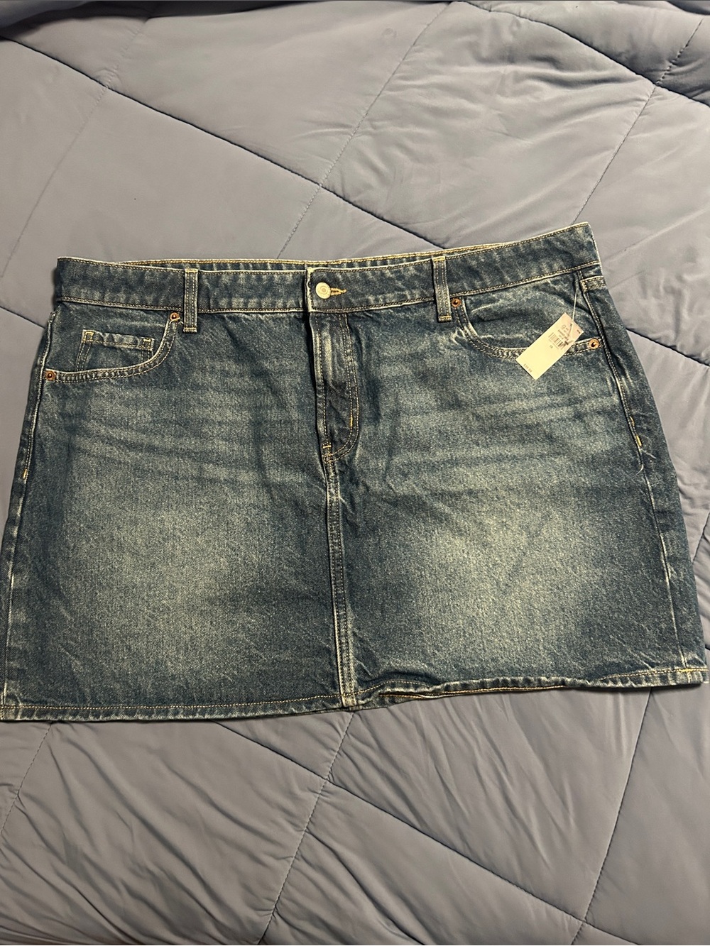 Old Navy Blue Denim Mini Skirt